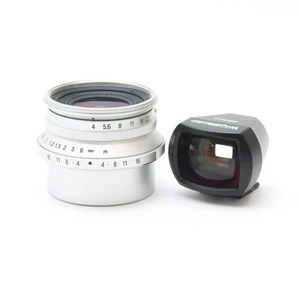 Voigtlander Snapshot-Skopar 25mm F/4 (for Leica L mount) Silver -Near Mint- #522 - Picture 1 of 12