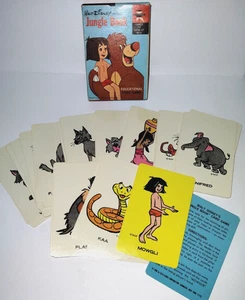 Disney Dschungelbuch Kartenspiel Ed-U-Cards Spielkarten 1968 OLD MAID komplett - Bild 1 von 3