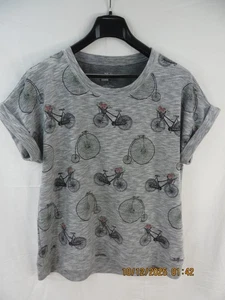 STYLE & CO. SPORT THE ESSENTIAL SWEATSHIRT SZ L Gray Short Sleeve Sweatshirt - Picture 1 of 19