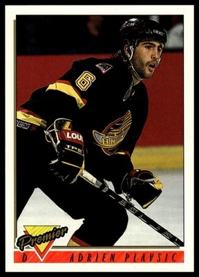 1993-94 Topps Premier #201 Adrien Plavsic - Image 1 of 2
