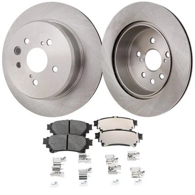 Kit for Lexus IS300 IS350 RC350 GS350 GS300 Rear Brake Disc Rotors and Pads Foto 1 de 4