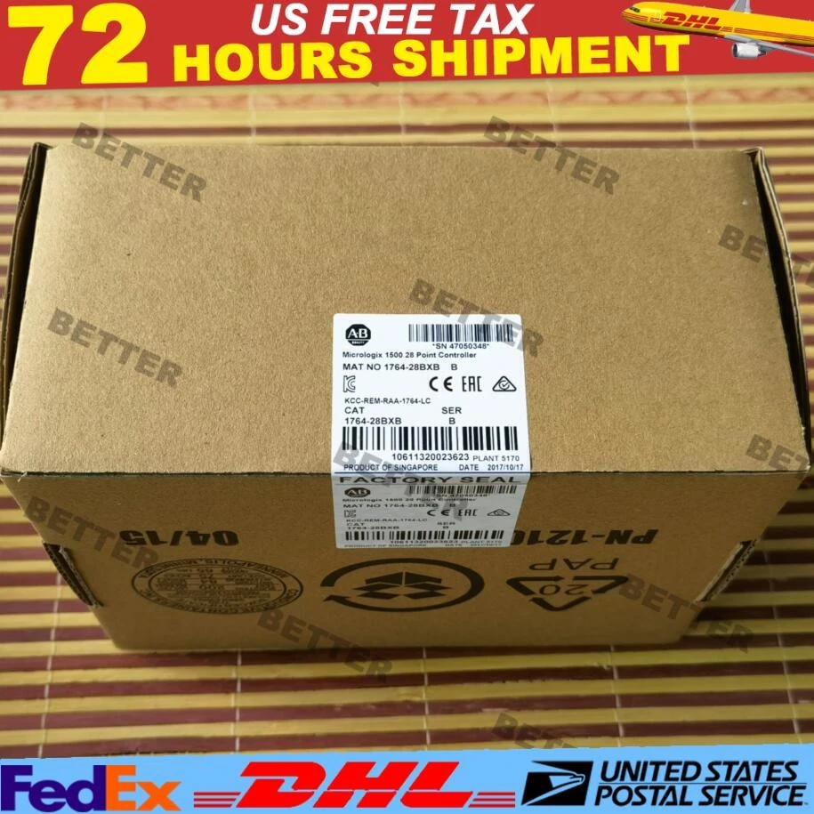 1 PCS New Factory Sealed AB 1764-28BXB SER B MicroLogix1500 28 Point Controller - Image 1 of 1