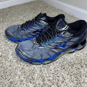 Mizuno Wave Prophecy 7 Running Shoes Sneakers Mens Size 11 Gray Blue Black - Picture 1 of 11