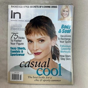 InStyle Magazine June 2000 Calista Flockhart Casual Cool Best Look - Picture 1 of 4