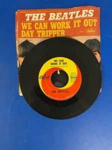The Beatles-We Can Work It Out/Day Tripper-5555-Vinyl 45 Pic Sleeve - Picture 1 of 2