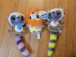 Aurora Yoohoo & Friends Plüsch - NEU - 3er-Set - Buschbaby, Löwe - funktionierende Geräusche - Bild 1 von 10