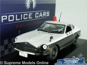 DATSUN 240Z MODEL POLICE CAR 240 Z COUPE 1:43 SIZE IXO ATLAS 04 FAIRLADY JAPAN T - Picture 1 of 4