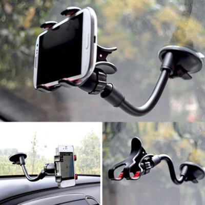 360° Rotate Universal Car Windshield Holder Mount For Cellphone Smart Phone GPS - Image 1 of 4