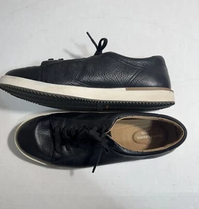 Hush Puppies Bounce Plus Black Leather Lace-Up Shoes Men's Size 14 - Picture 1 of 9
