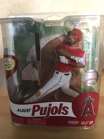 Albert Pujols 2012 California Angels McFarlane Series 30 Action Figure with Bat Cover