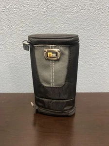 Black & Gray Camera Lens Case Nylon Universal 6.5Hx3.8W (4" Inside) Case Logic - Picture 1 of 9