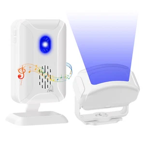 Wireless Driveway Alarm Waterproof Motion Infrared Sensor Home Security Doorbell - Picture 1 of 12