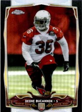 2014 Topps Mini Chrome Black Holo #186 Deone Bucannon RC /15  Arizona Cardinals 