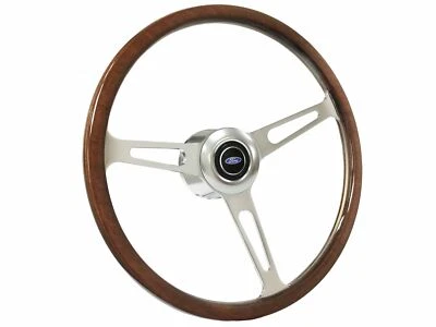 Volante de madera Bronco 70-77 F100 F150 F250 F350 1975-77 agarre de alto brillo 15" Foto 1 de 4