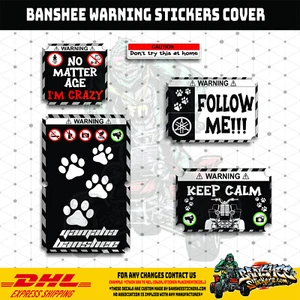 Adesivi di avvertimento Banshee adatti perfetti sopra etichetta di avvertimento OEM idee personalizzate - Foto 1 di 1