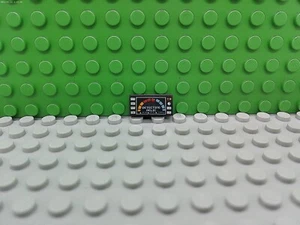 Lego 1 Black 1x2 Tile Printed Detecting Relic - Picture 1 of 1