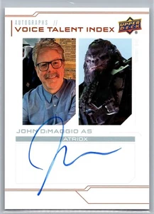 Halo Legacy Collection John DiMaggio Voice Talent Index Autogragh - Voiced Atriox - Foto 1 di 2