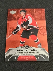 2007-08 UPPER DECK UD BLACK DIAMOND DANIEL ALFREDSSON #115 #ed 94/100 RUBY RED - Picture 1 of 2