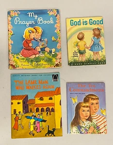 Vintage Rand McNally & Arch Religious Children's Books, LOT OF 4 - Picture 1 of 17