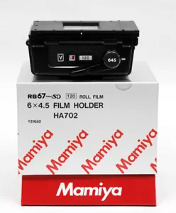 Película trasera rollo Mamiya RB67 Pro SD HA702 120 6x4,5 - Imagen 1 de 2