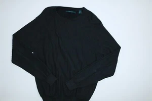 Mens Perry Ellis Gray Knit Crew Neck Sweater XL EUC - Picture 1 of 5