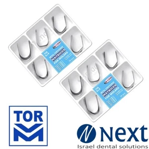 Lot x 2 Dental Metal Contoured Matrices Molar tofflemire matrix band 1.510+ - Picture 1 of 4