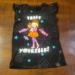 Jojo Siwa “Treat Yourself” Girls Halloween Shirt Size Medium 7/8 - Picture 1 of 6