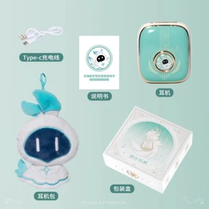 Genshin Impact Venti Furina Bluetooth Headset Headphone Earphone Denoise Gift - Picture 1 of 11