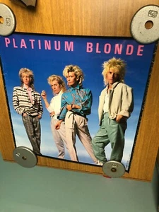 USED RARE 1985 PLATINUM BLONDE ALIEN SHORES BAND COLOUR POSTER MADE IN CANADA - Picture 1 of 11