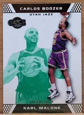 2007-08 TOPPS CO-SIGNERS KARL MALONE CARLOS BOOZER #D/59 - Image 1 of 2