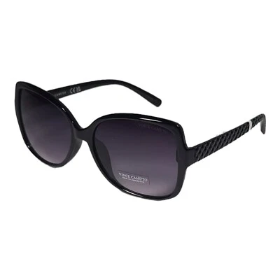 Vince Camuto Sunglasses Butterfly Black Frame Smoke Gradient Lens VC1086 OX NEW - Image 1 of 4