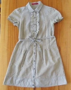 DOLLY GIRL by ANNA SUI Short Sleeve Dress Size 2 Tunic Stripe Fronm Japan - Picture 1 of 6