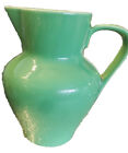 JUG/PITCHER BEAUTIFUL SHADE OF GREEN DECORATIVE COLLECTABLE STUNNING ITEM