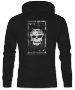 Tarot Death Hoodie Kapuzenpullover Logo Reaper Der Tod Sensenmann Karte Karten - Picture 1 of 1