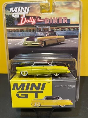 1/64 MINI GT MIJO ЭКСКЛЮЗИВЫ #794 1954 ЛИНКОЛЬН КАПРИ HOT ROD ЛАЙМ ЖЕЛТЫЙ - Изображение 1 из 2