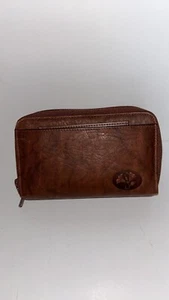 Julia Buxton RFID Heiress Double Zip-Around Kreditkarte Leder Geldbörse - Bild 1 von 8