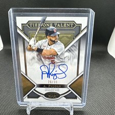 2023 Topps Tier One Talent Albert Pujols On Card Autograph #d /30 Cardinals