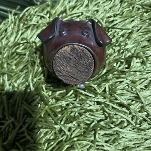 Vintage Ceramic Corked Nosed Piggy Bank - Picture 1 of 5