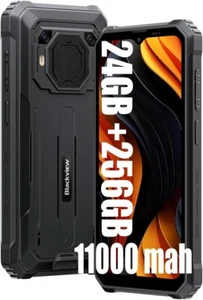 Blackview BV6200 Plus Rugged Smartphone Android 14 6.56" 24GB+256GB 11000mAh NFC - Zdjęcie 1 z 9