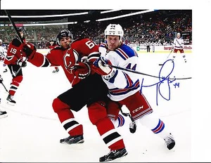 NEW YORK RANGERS MATT HUNWICK SIGNED 8X10 - Picture 1 of 1