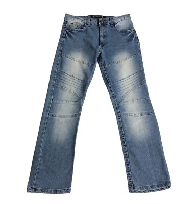 Akademiks Jeans Youth Boys 16 Blue Denim Straight Leg Streetwear Hip Hop Y2K - Image 1 of 4