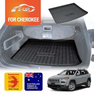 Boot Liner for Jeep Cherokee 2014-2022 All Weather Heavy Duty Cargo Trunk Mat - image 1 of 4