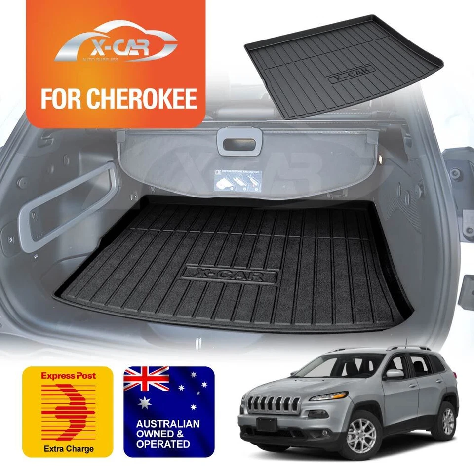 Boot Liner for Jeep Cherokee 2014-2022 All Weather Heavy Duty Cargo Trunk Mat - image 1 of 4