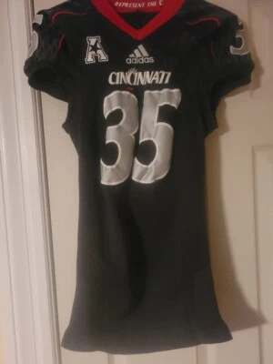 2013 Adidas Cincinnati Bearcats Football Jersey 35 Med Youth? Tommy Tuberville - Image 1 of 4