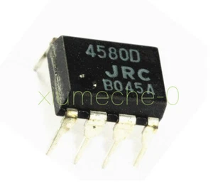 10PCS NJM4580D JRC4580D JRC 4580D DIP-8 CHIP IC NEW - Picture 1 of 4