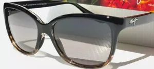 NEW UNUSED Maui Jim Starfish Black-Tortoise Neutral Grey Sunglasses GS744-02T - Picture 1 of 6