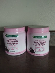 Nature's Bounty Complete Protein And Vitamin Shake Mix Decadent Chocolate 16 Oz - Picture 1 of 1