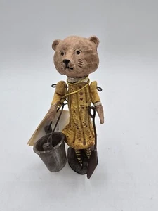 "De colección Poliwoggs Salamander Graphix American Folk Art Bear 5"" de alto" - Imagen 1 de 13