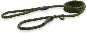 Ancol Heritage Nylon Rope Slip Lead, 1.5 M Length X 8 Mm Width, Green - Picture 1 of 1