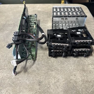 16 BAY HDD BACKPLANE CAGE +CBLS UPGRADE DELL POWEREDG R720-R820 8 BAY SFF SERVER - Picture 1 of 7